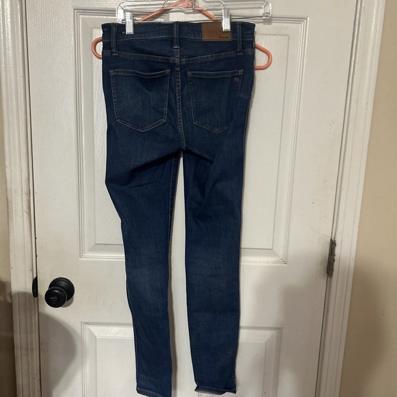 Madewell Jeans 10" High Rise Skinny Jeans Womens Size 25 Ladies blue denim - Picture 3 of 4